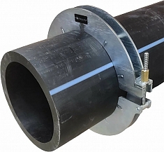 Применение механической скругляющей накладки для удаления овальности ПНД труб ПНДело Кругодел-710 Применение механической скругляющей накладки для удаления овальности ПНД труб ПНДело Кругодел-710